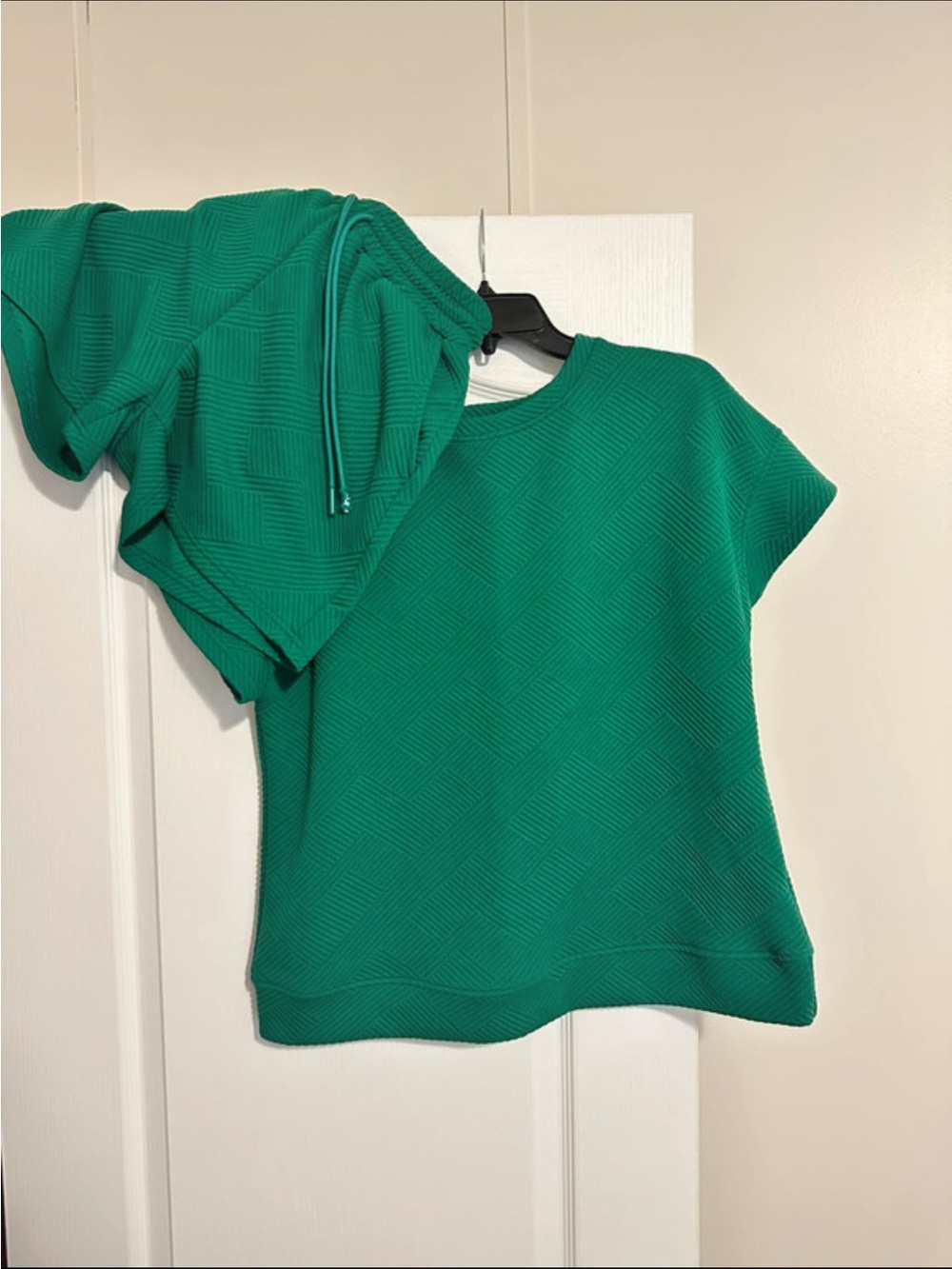 Green Shorts Set - two piece
